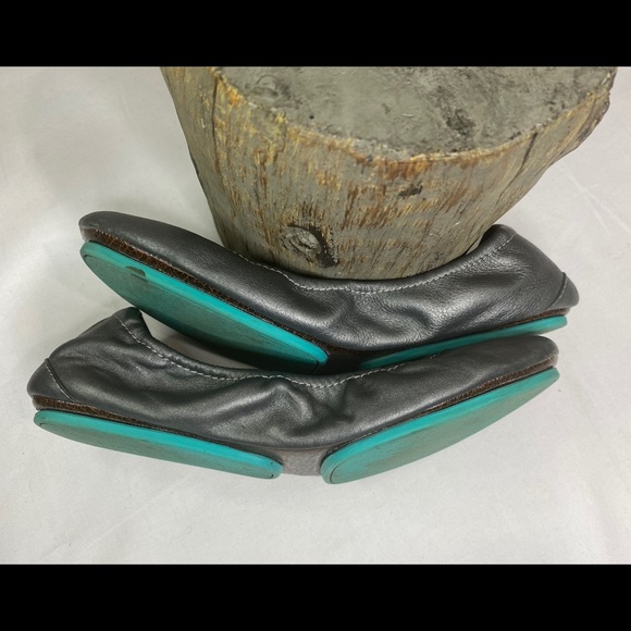 TIEKS BALLET FLATS METALLIC PEWTER SIZE 7 - Picture 5 of 7